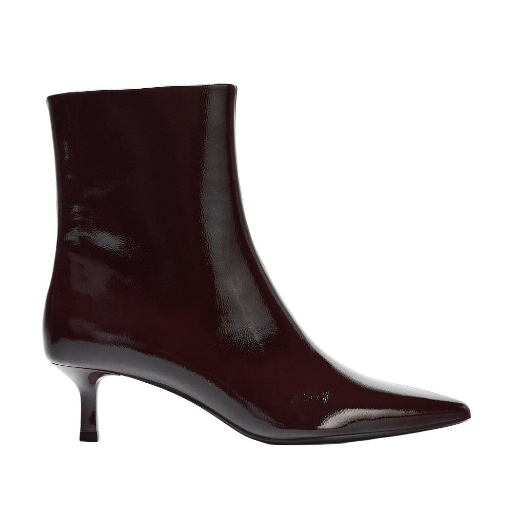 🚫SOLD🚫 Zara Patent Effect Kitten Heel Ankle Boots 3107/610/624